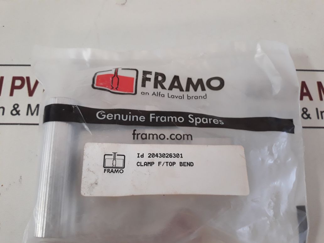 FRAMO 2043026301 CLAMP F/TOP BEND