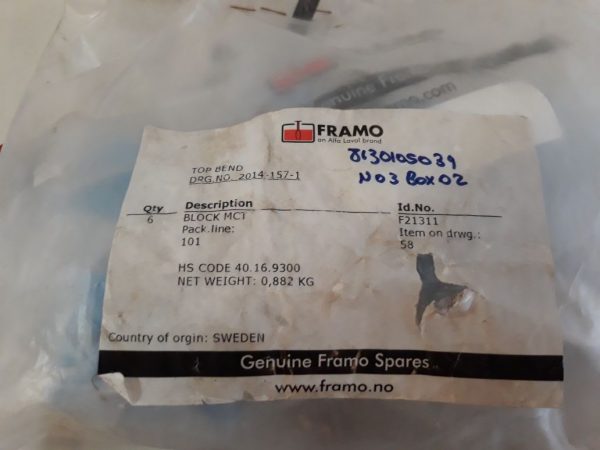 FRAMO F21311 BLOCK MCT