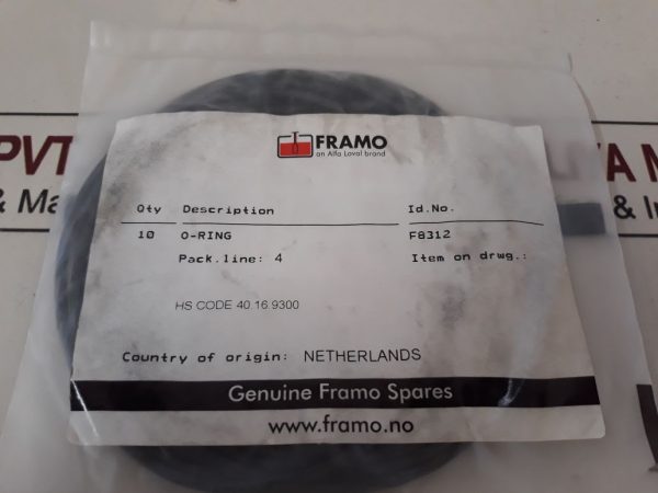 FRAMO F8312 O-RING