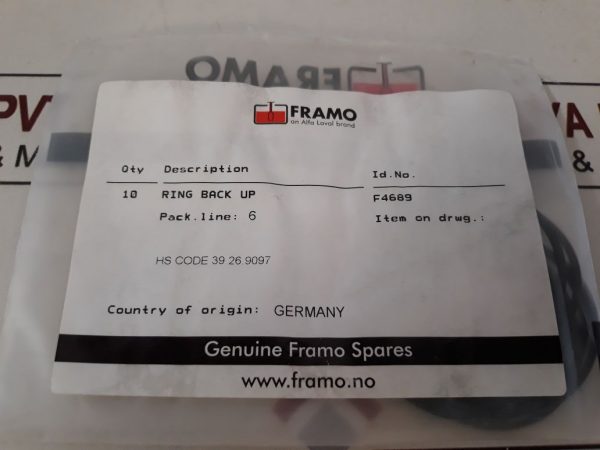 FRAMO RING BACK UP