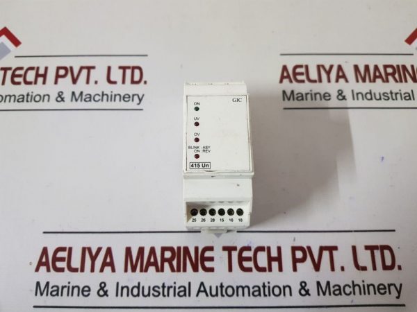 GIC MG53BO THREE PHASE MONITORING RELAY