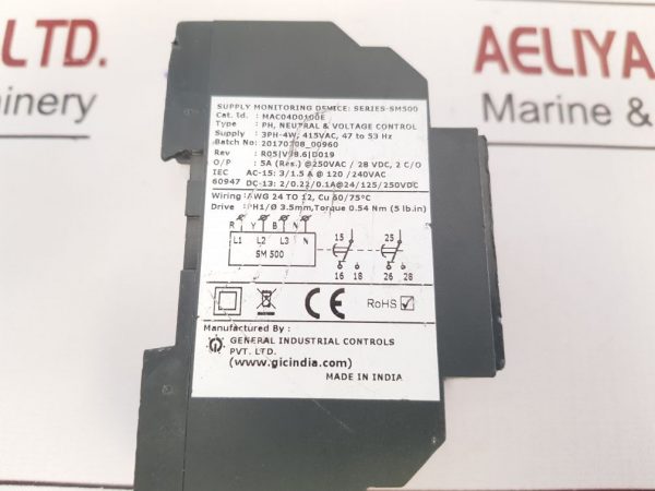 GIC 415UN SM500 TIMER RELAY