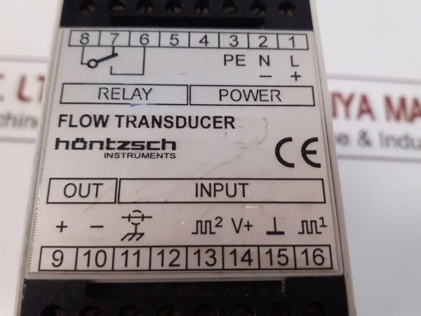 HONTZSCH INSTRUMENTS U1A FLOW TRANSDUCER