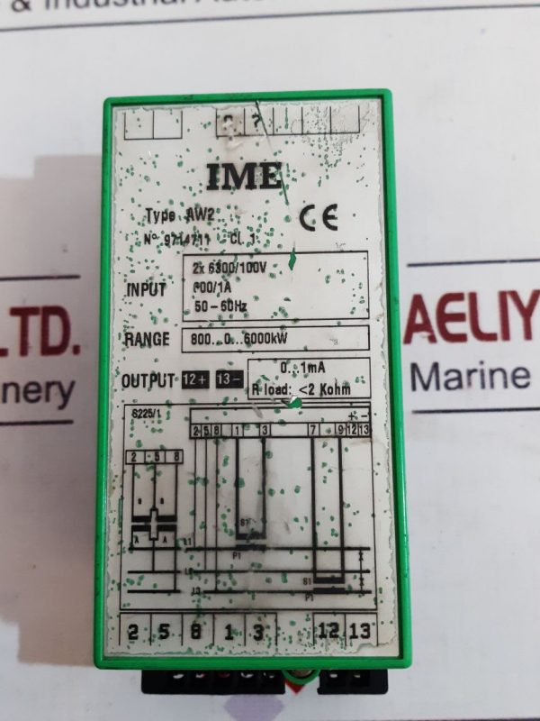 IME AW2 ALARM RELAY 800...0...6000KW