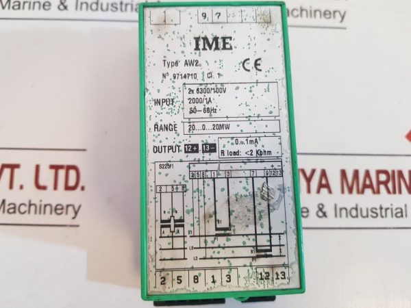 IME AW2 RELAY ALARM 20…0…20MW