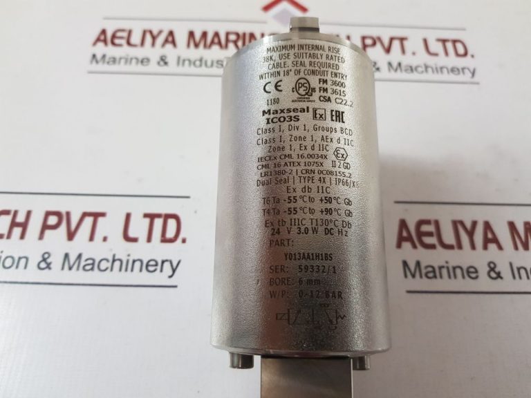 IMI MAXSEAL Y013AA1H1BS STAINLESS STEEL SOLENOID VALVE Aeliya Marine