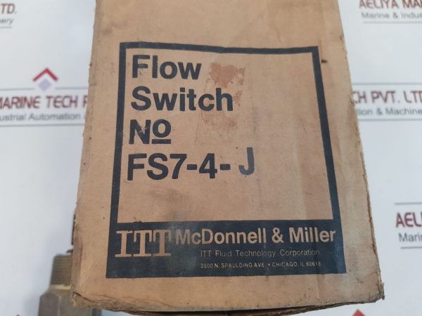 ITT FS7-4-J MCDONNELL FLOW SWITCH