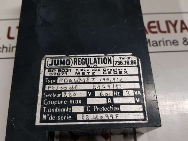 JUMO PDAW48± 199.9°C DIGITAL METER