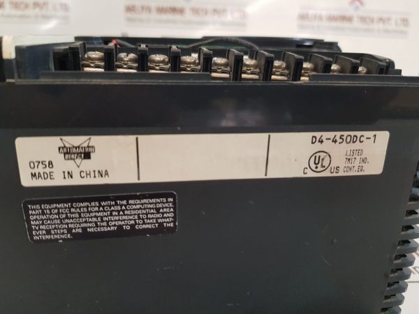 KOYO DIRECT LOGIC 405 FILLER MODULE D4-450DC-1 CPU