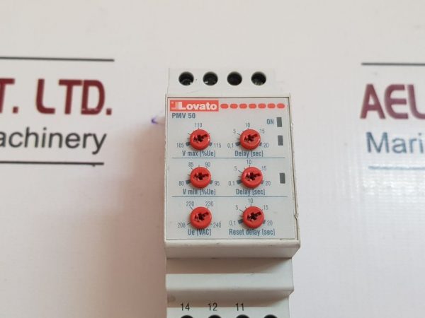LOVATO TRUE RMS 3-PHASE MULTIFUNCTION RELAY PMV50