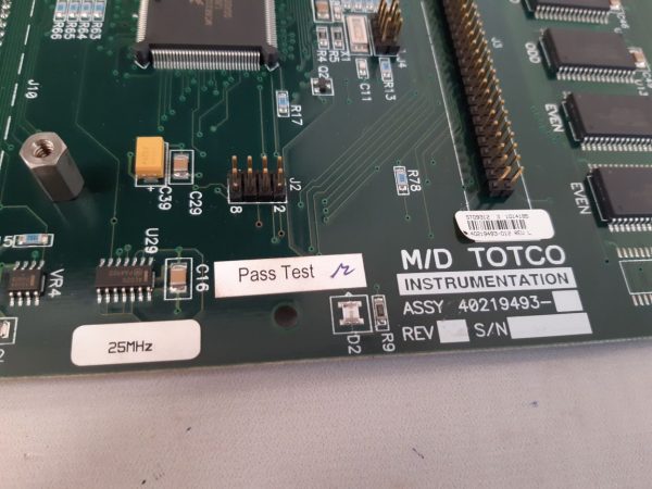 M/D TOTCO 40219493 PC BOARD