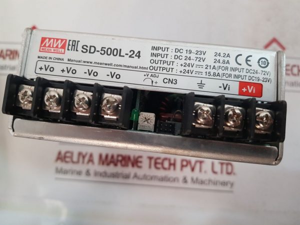 MEAN WELL SD-500L-24 DC ENCLOSED CONVERTER