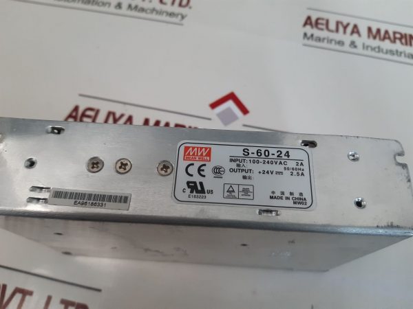 MEAN WELL S-60-24 POWER SUPPLY