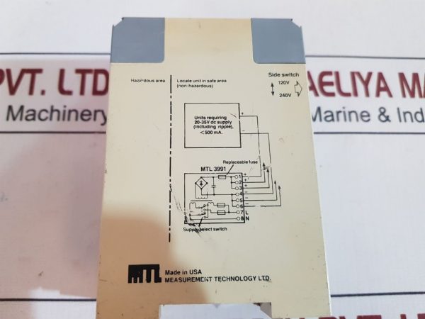 MTL MTL3991 DC POWER SUPPLY