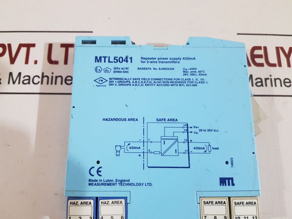 MEASUREMENT TECHNOLOGY MTL5041 REPEATER POWER SUPPLY