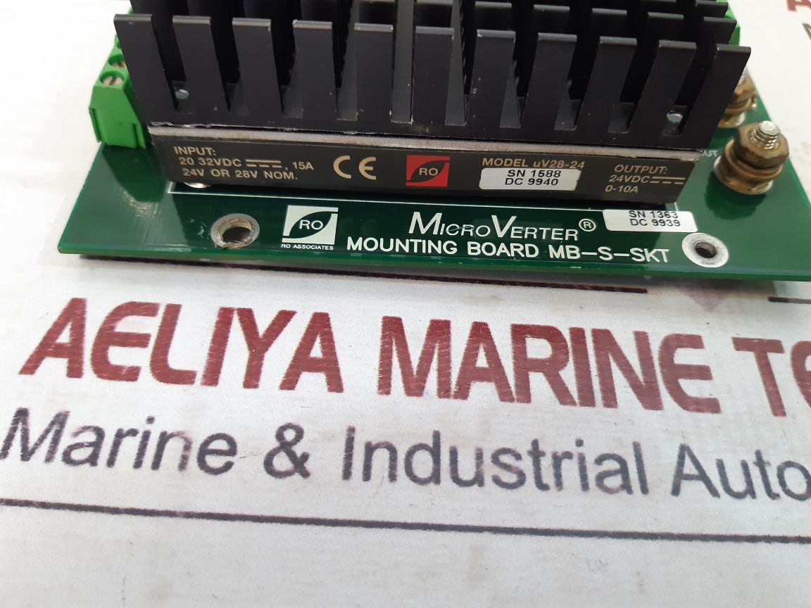 MICROVERTER UV28-24 MOUNTING BOARD MB-S-SKT