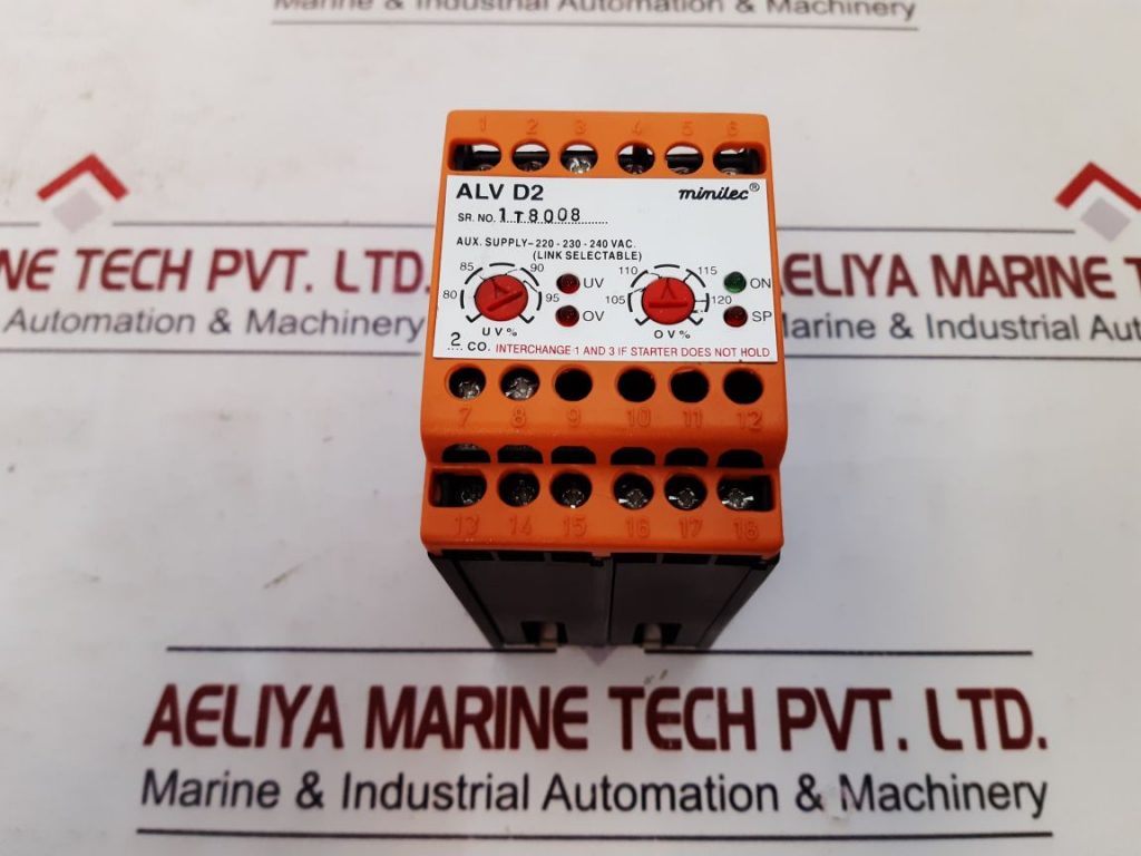 MINILEC PHASE FAILURE RELAY WITH VARIABLE ALV D2 Aeliya Marine