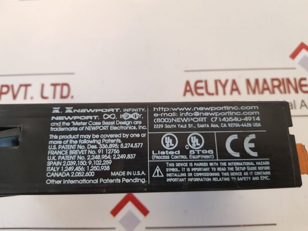 NEWPORT INFINITY PROCESS PANEL METER