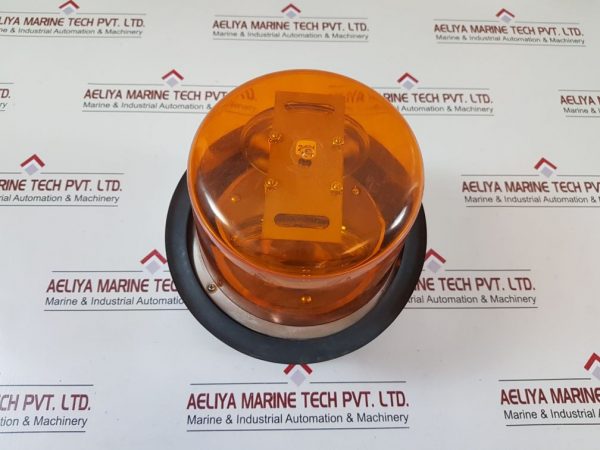 NORTH AMERICAN SIGNAL 250-24A REVOLVING AMBER LIGHT