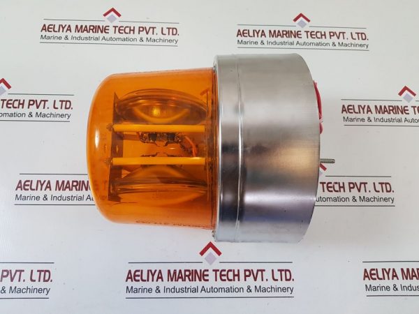 NORTH AMERICAN SIGNAL 250-24A REVOLVING AMBER LIGHT