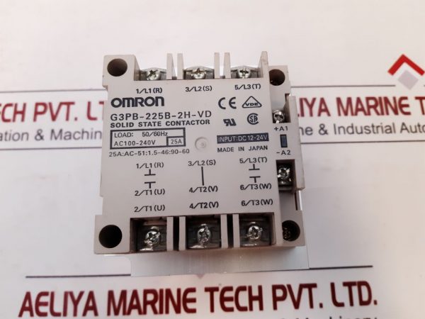 OMRON G3PB-225B-2H-VD SOLID STATE CONTACTOR
