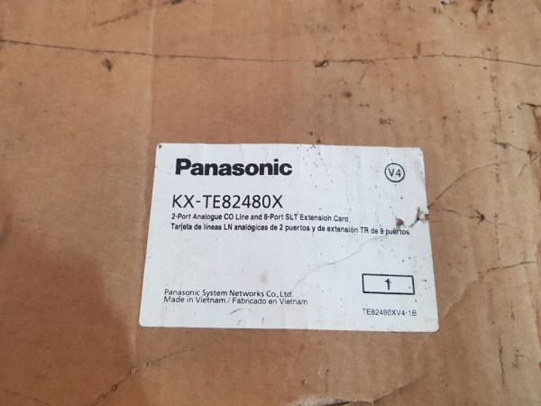 PANASONIC KX-TE82480X 2-PORT ANALOGUE CO LINE AND 8-PORT SLT EXTENSION CARD