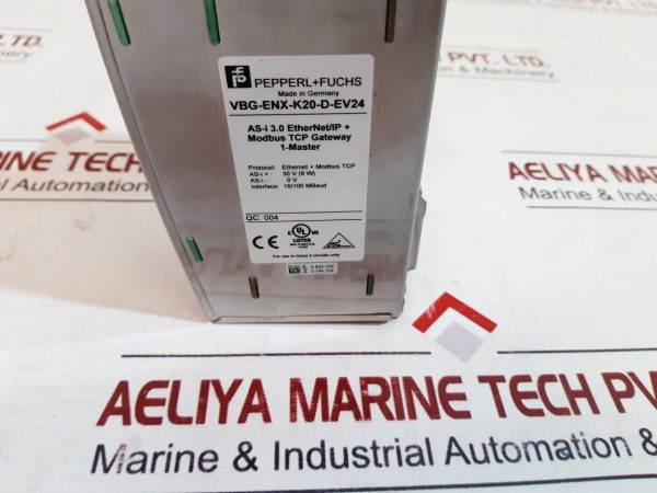 PEPPERL+FUCHS VBG-ENX-K20-D-EV24 ETHERNET + MODBUS TCP