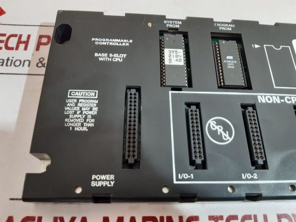 GE FANUC IC693CPU313V PROGRAMMABLE CONTROLLER BASE 5-SLOT WITH CPU