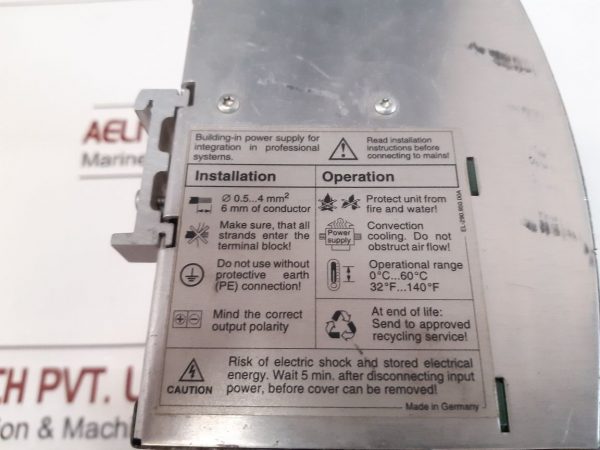 PULS SL10.100 POWER SUPPLY 115/230 VAC