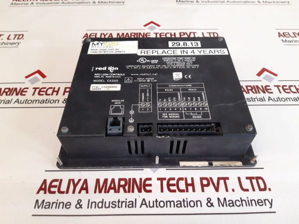 RED LION CONTROL CX200 OPERATOR INTERFACE PANEL