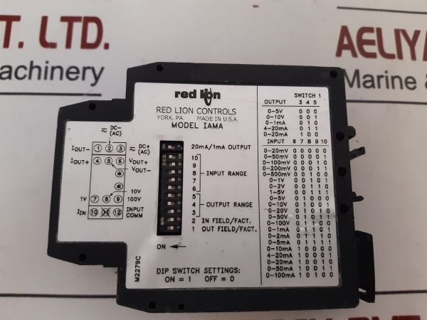 RED LION IAMA UNIVERSAL SIGNAL CONDITIONING MODULE