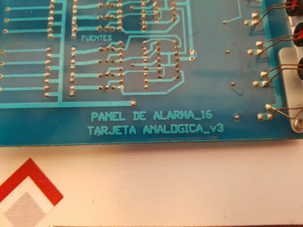 REENI ALARM PANEL 16 ANALOG CARD V3