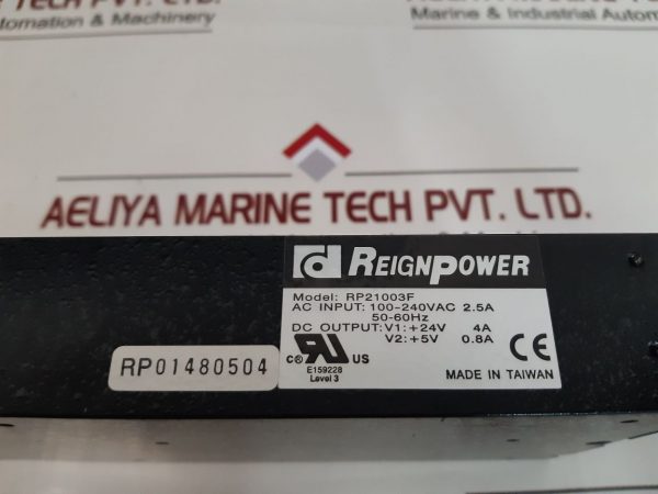 REIGNPOWER RP21003F AC DC POWER SUPPLY