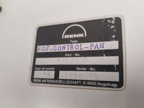 RENK RGF-CONTROL-PAN SHAFT GENERATOR 1957502