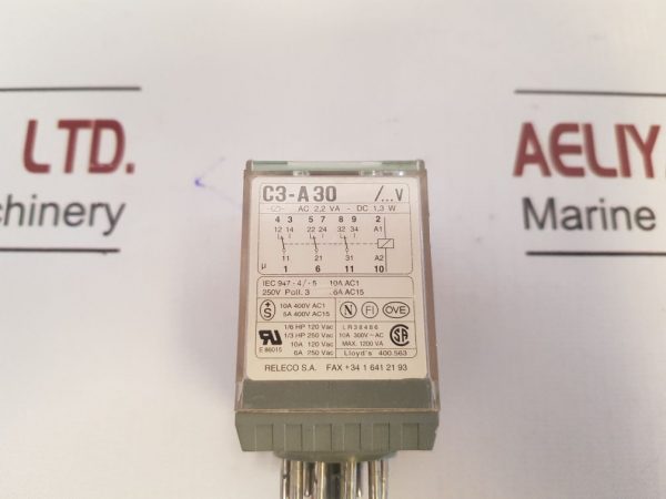 RELECO C3-A30 RELAY SERIES: MR-C