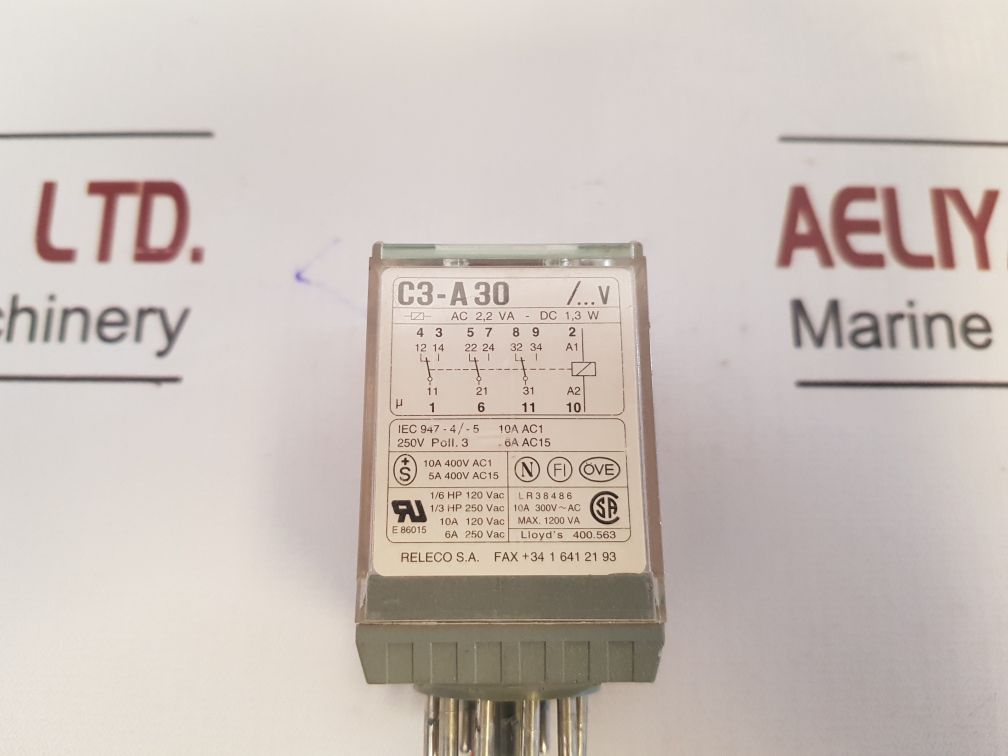 Releco MR-C Relay # C3-A30 /...V Used Warranty 