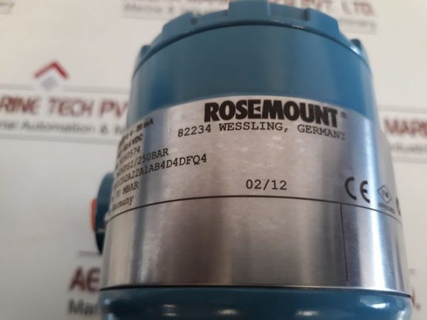 ROSEMOUNT 2051CD2A22A1AB4D4DFQ4 PRESSURE TRANSMITTER