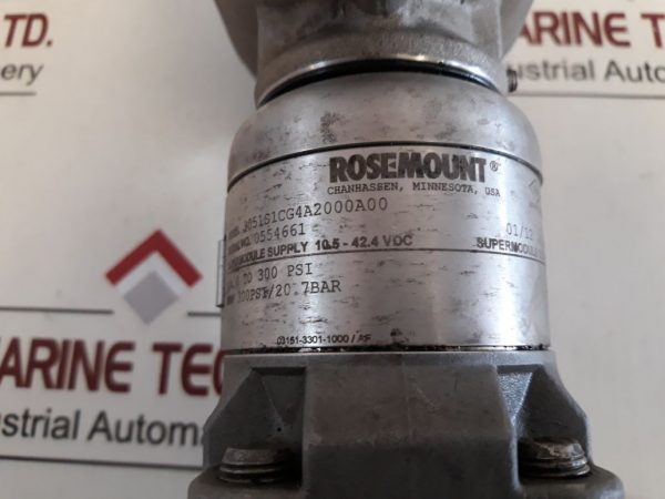 ROSEMOUNT 3051S1CG4A2000A00 PRESSURE TRANSMITTER