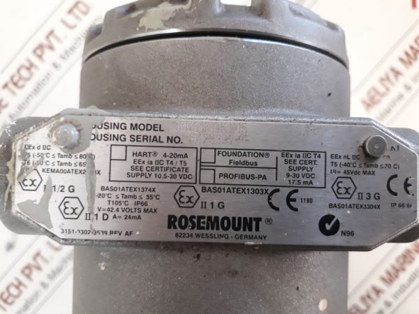 ROSEMOUNT 300S1KAK1M5 PRESSURE TRANSMITTER 3051S1CG4A2A11A1KK1M5Q4Q8