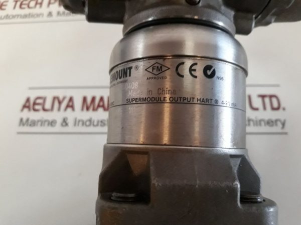 ROSEMOUNT 3051S1CG4A2E12F1KB4D2IAL4M5Q4Q8 PRESSURE TRANSMITTER