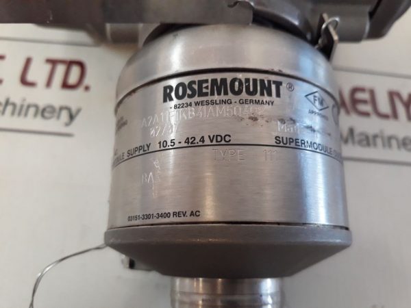 ROSEMOUNT 3051S1TG1A2A11F1B4IAM5Q4Q8 PRESSURE TRANSMITTER