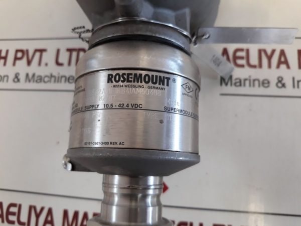 ROSEMOUNT 3051S1TG5A2A11F1KB4IAM5Q4Q8 PRESSURE TRANSMITTER