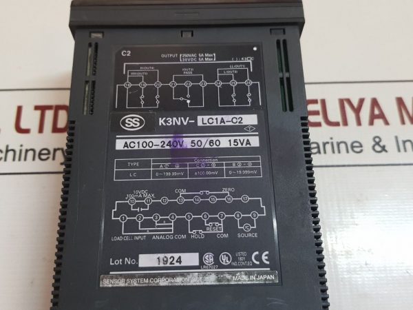 SENSOR SYSTEM K3NV-LC1A-C2 WEIGHING METER