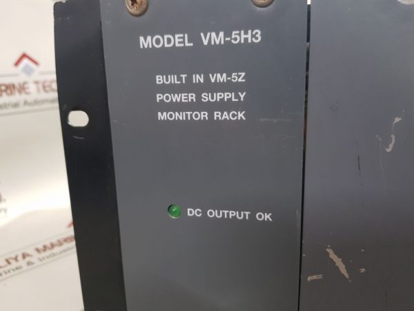 SHINKAWA VM-5H3 BUILT IN VM-5Z POWER SUPPLY MONITOR RACK