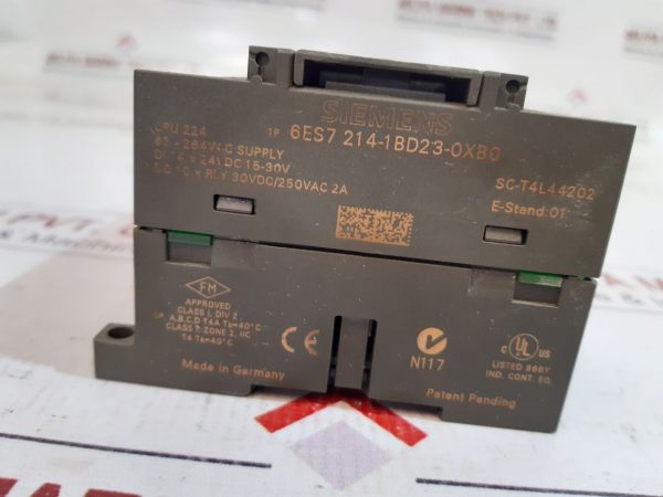 SIEMENS S7-200 SIMATIC 6ES7 214-1BD23-0XB0 COMPACT UNIT