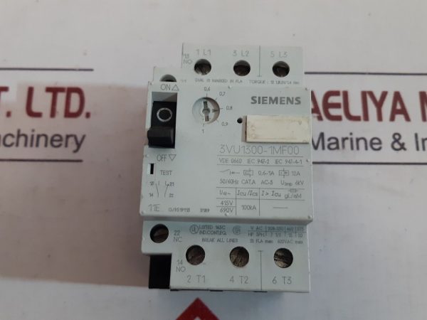 SIEMENS 3VU1300-1MF00 CIRCUIT BREAKER 11E