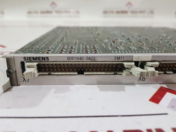 SIEMENS 6DD1640-0AC0 INPUT OUTPUT MODULE