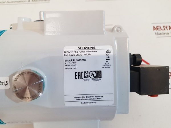 SIEMENS 6DR5225-0EG01-0AA0 HART POSITIONER