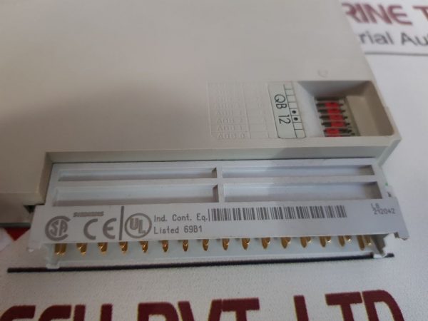 SIEMENS SIMATIC 6ES5441-4UA14 DIGITAL OUTPUT MODULE EWK-X20