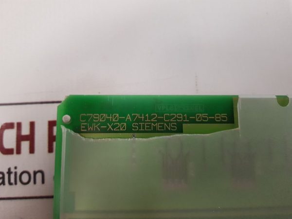 SIEMENS SIMATIC 6ES5441-4UA14 DIGITAL OUTPUT MODULE EWK-X20